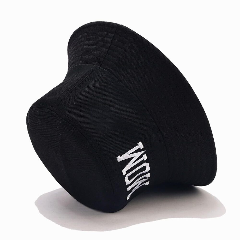 9123 Mom Black Fashion Embroidery Bucket Hat Cotton Beach Fisherman Hats View 3